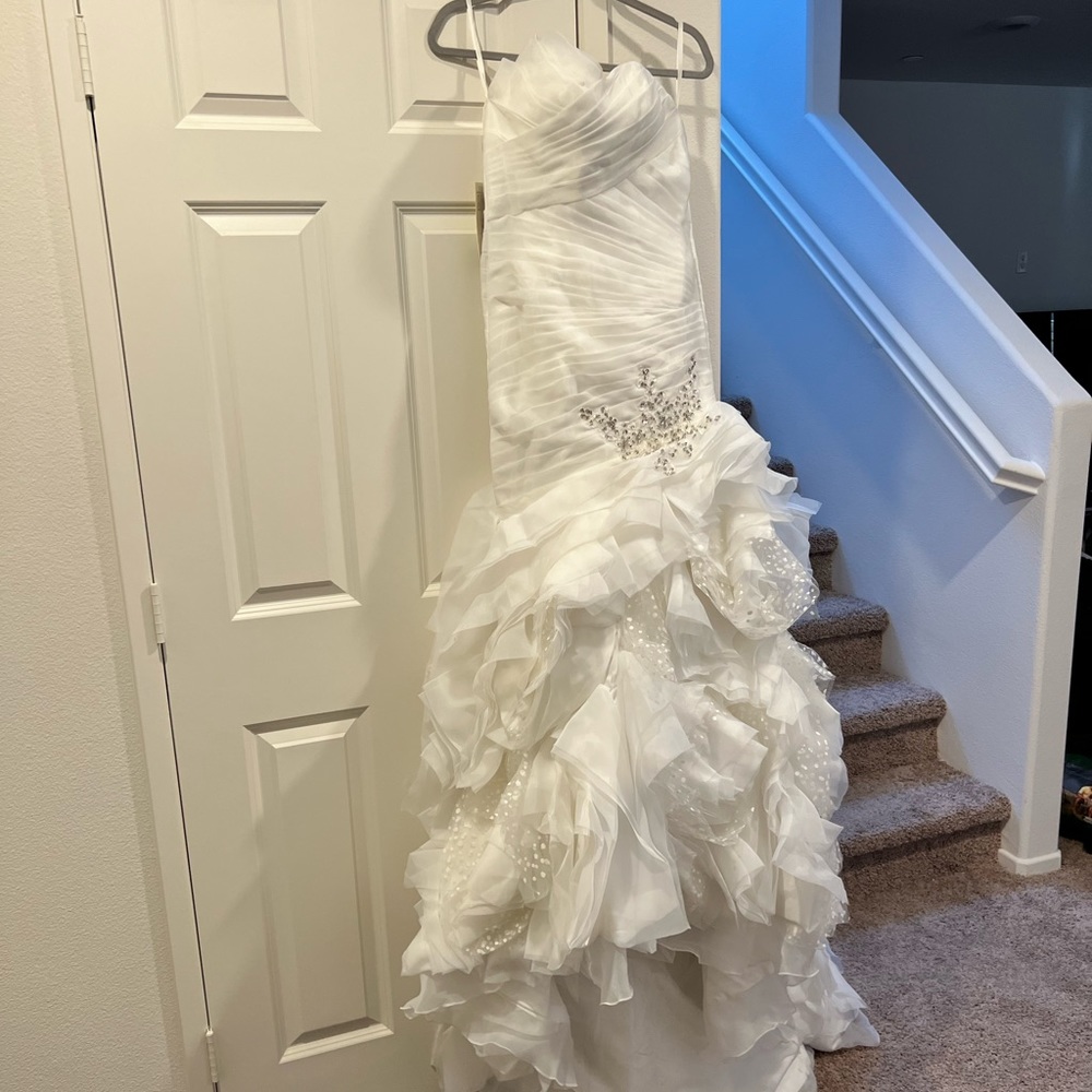 Beautiful new wedding bridal dress white